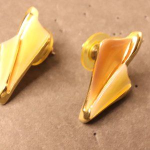 Women's Gold tone with triangle Stones Size OS